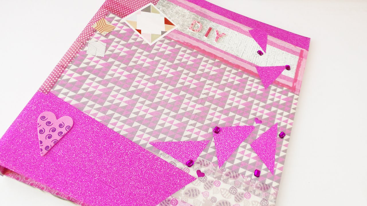 Aus alt macht neu! Ordner wegwerfen?! NEIN!!! | Washi- & Glitzer Tape, Musterpapier & Sticker Deko