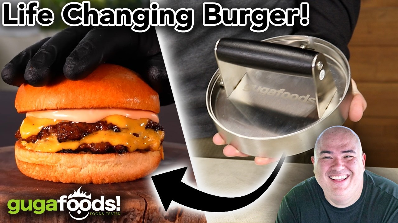 The Best Burger Press I've Ever Used! | 3-in-1 Adjustable Burger Press Kit by GugaFoods!