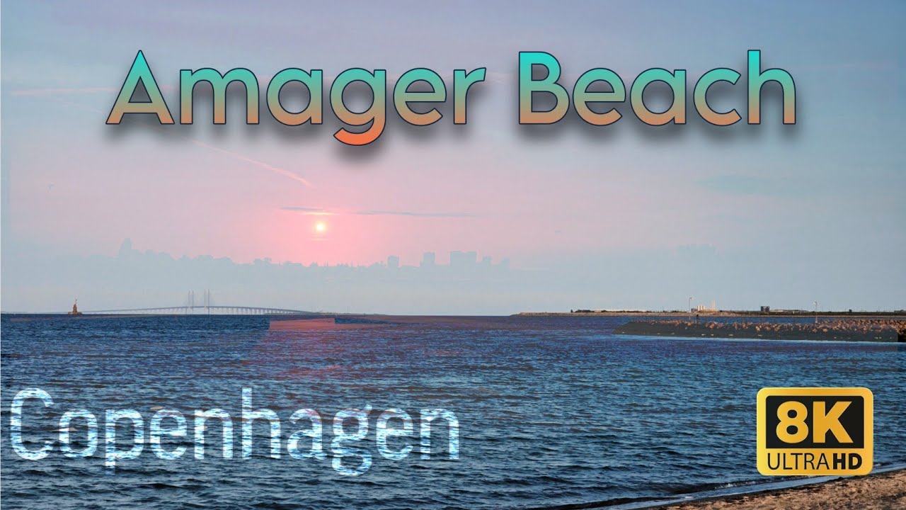 Amager Beach Copenhagen. 🇩🇰🇩🇰 Relaxing in 8K. Raw Footage. #copenhagen #shakilch #beach #8k