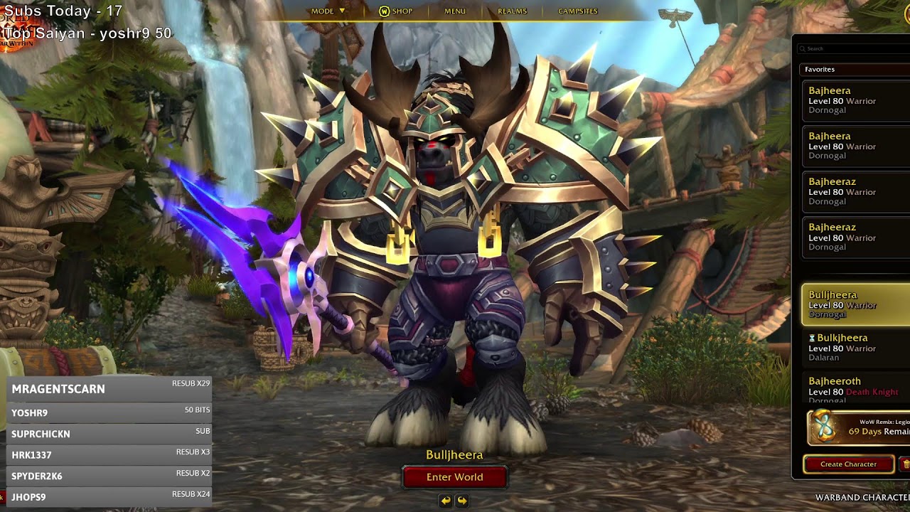 🔥BULLJHEERA: Fresh Colossus Arms Warrior PvP Grind🔥- World of Warcraft