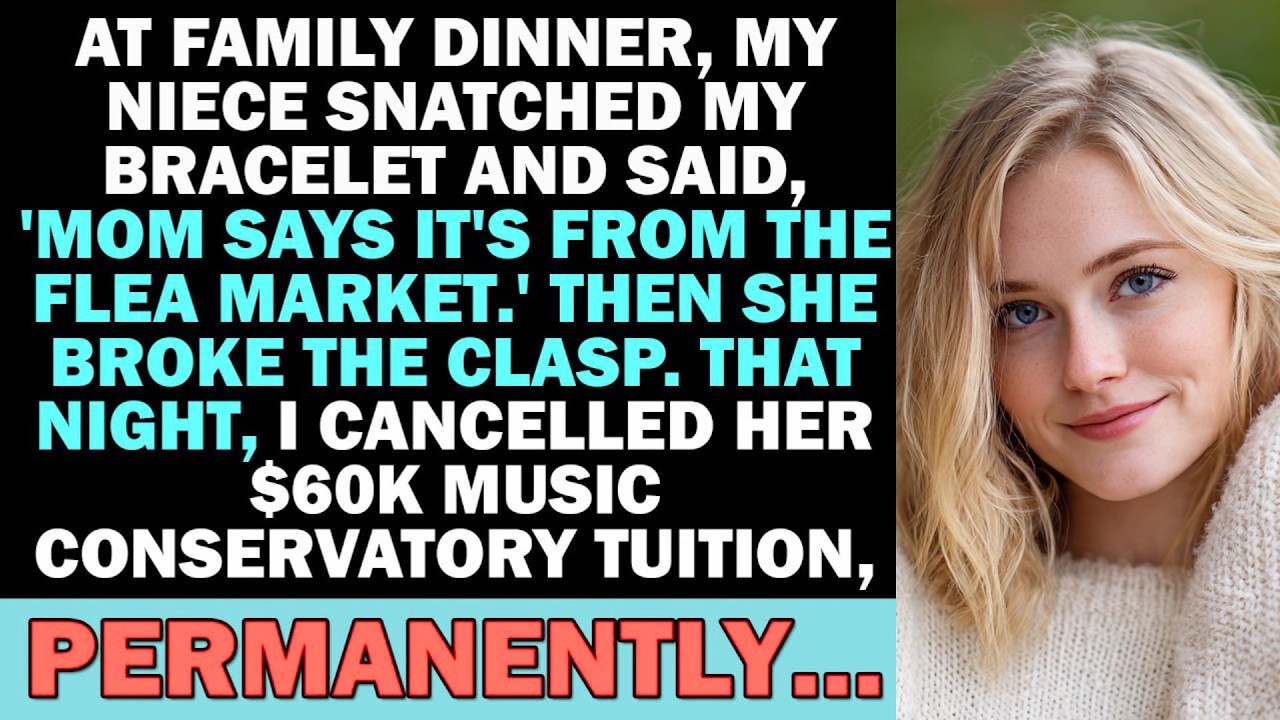 “They Mocked My Bracelet at Dinner — Seconds Before Everyone Went Silent”