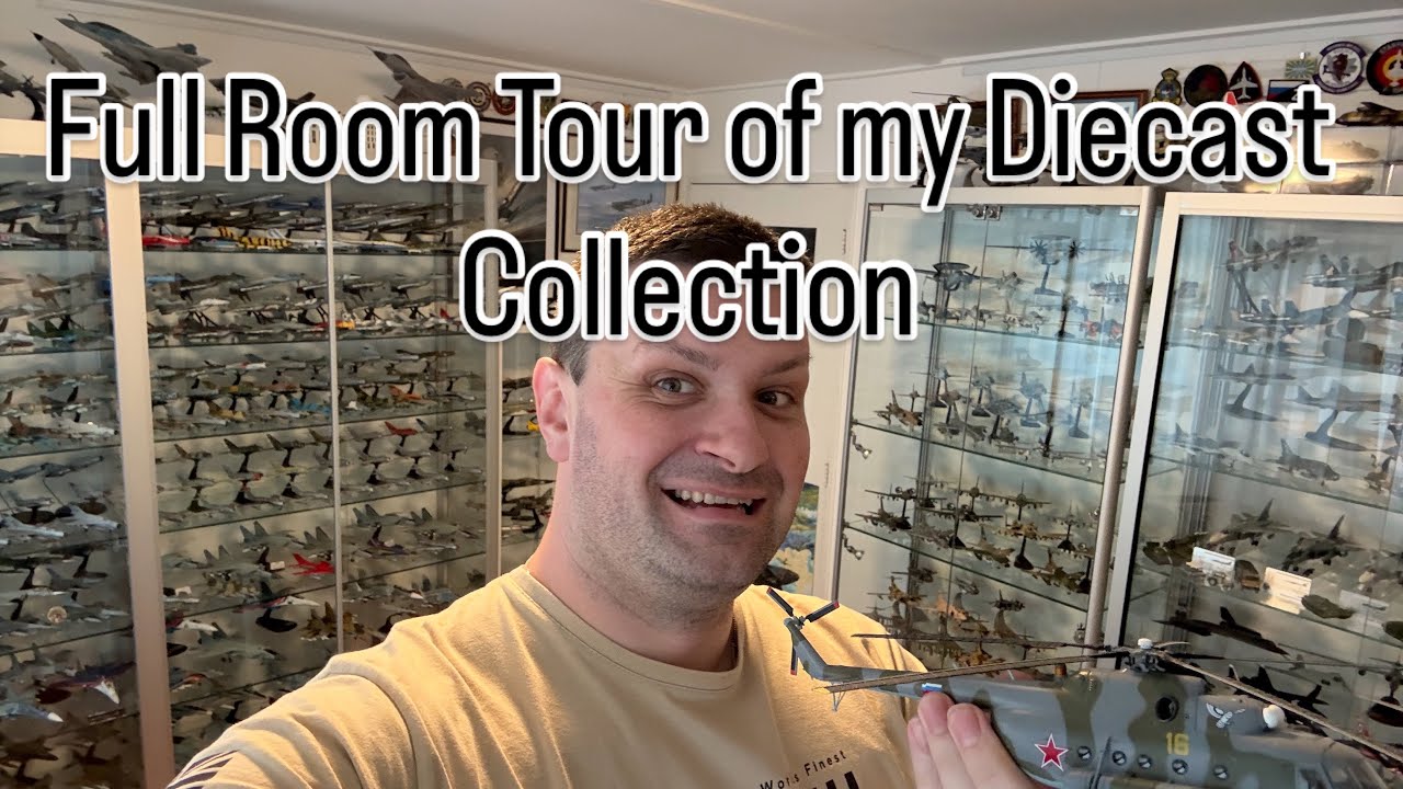 Ultimate Diecast Aircraft Collection Room Tour! Full tour of my collection of 600+ Planes