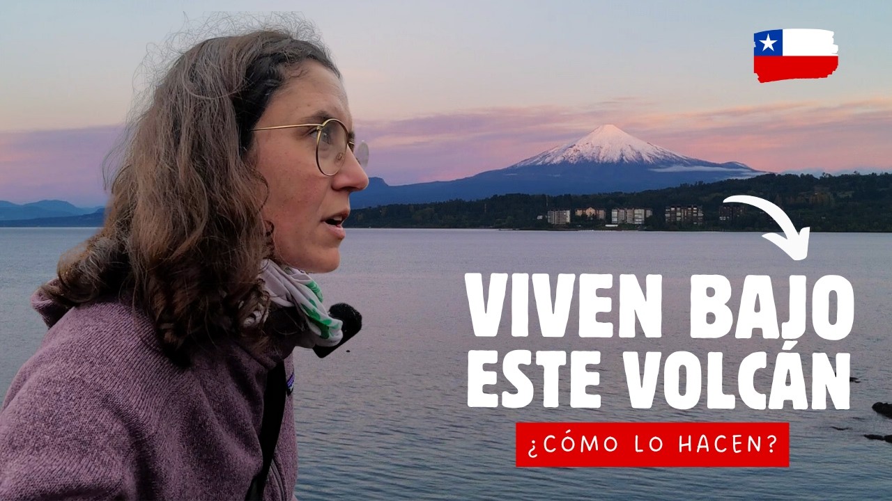 😱¿CÓMO PUEDEN VIVIR AQUÍ? 🌋👉 Bajo uno de los VOLCANES MÁS ACTIVOS del MUNDO [Villarrica] | EP64