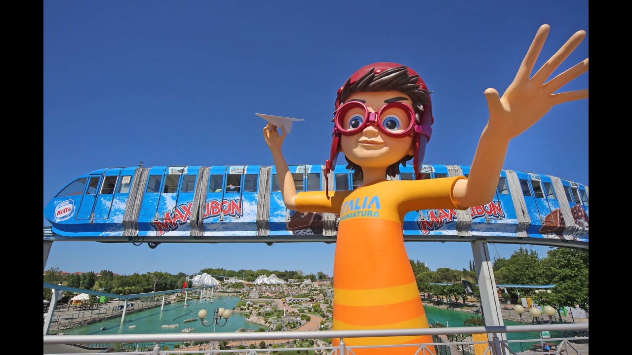 Italia in Miniatura Monorail Complete Ride  HD