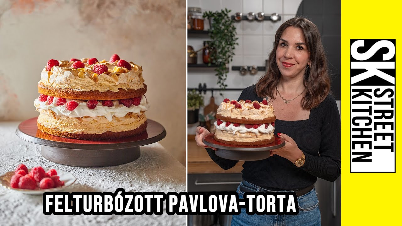 Brutááál🤯 PAVLOVA-TORTA málnával🎂