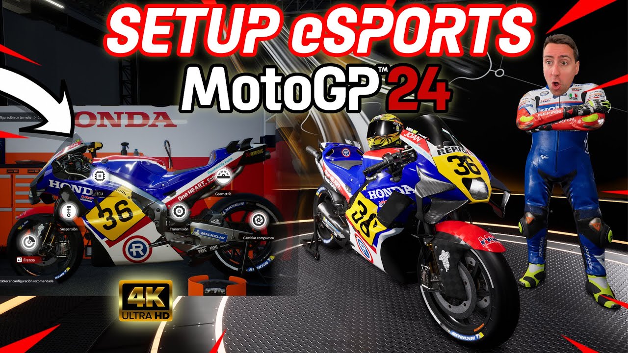 💎 MOTOGP 24 TE REGALO el MEJOR SETUP eSports MEJORAS SEGURO 💎