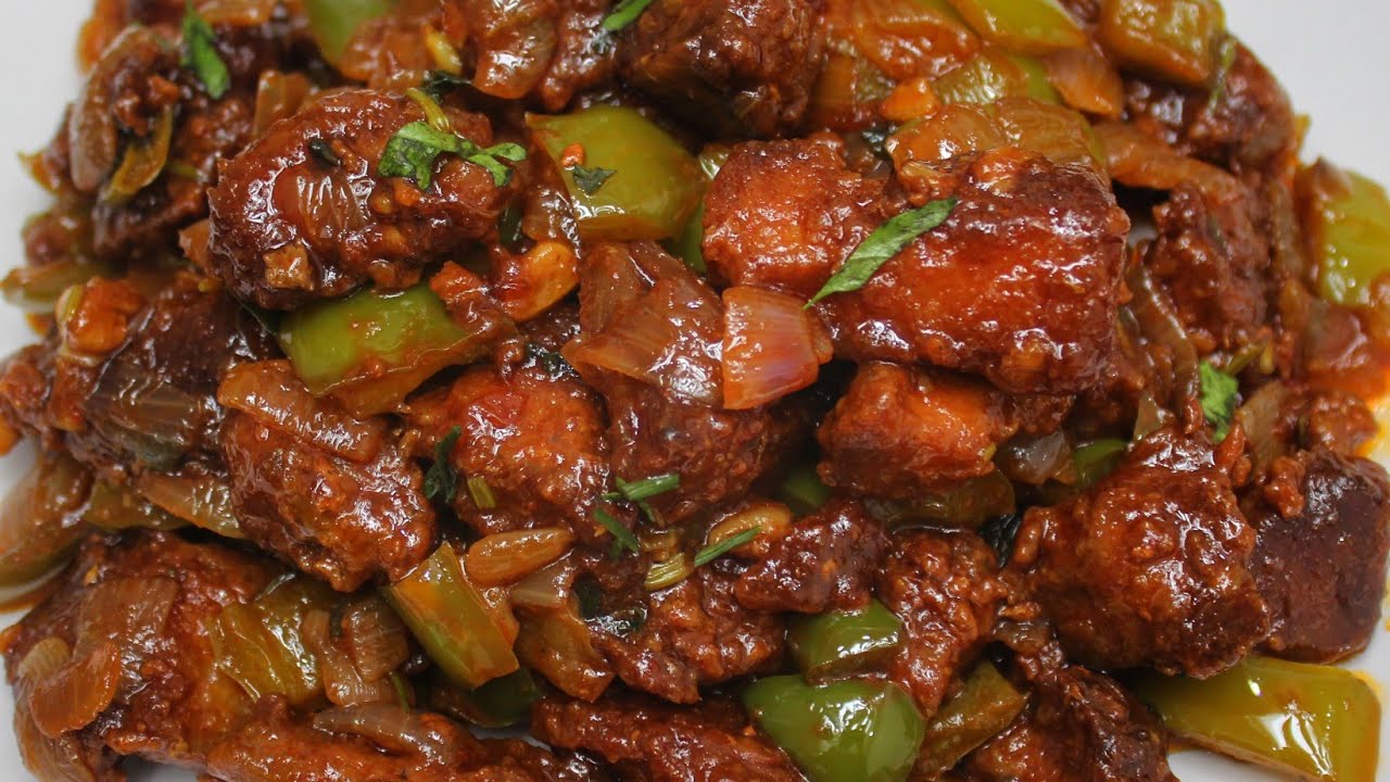 ചില്ലി പോർക്ക്&zwnj; /Chilly pork malayalam /Chilly Pork recipe