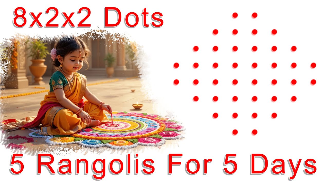 Mastering Dot Rangoli Step by Step Tutorial for Stunning Patterns