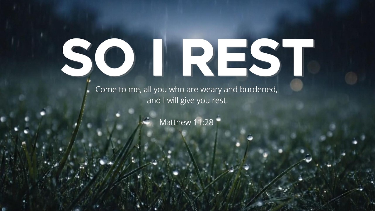 So I Rest ㅣA Song for Heavy and Exhausted Days #godisworking #faithmusic