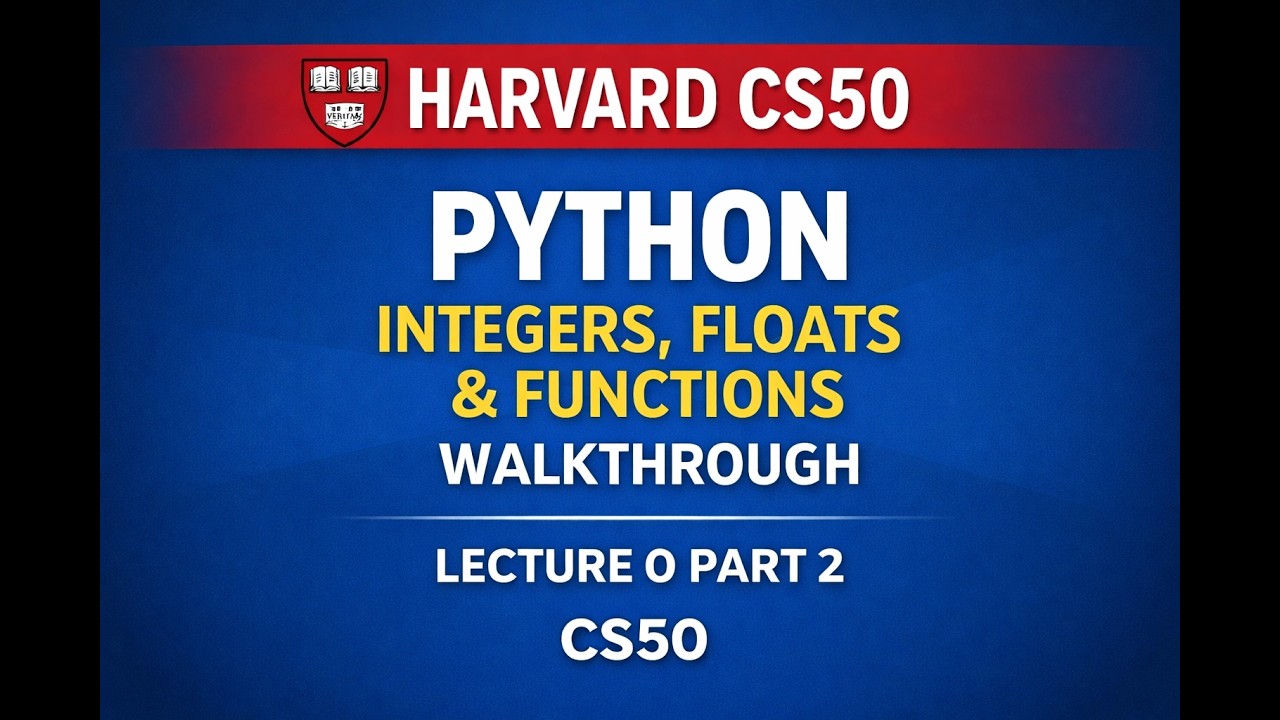 Harvard CS50 Python - Lecture 0 (part 2)