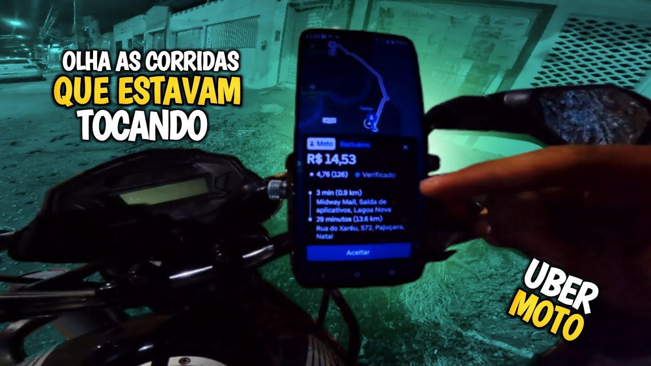 Uber Moto- ESSA NOITE EU CORRI PRA CASA.