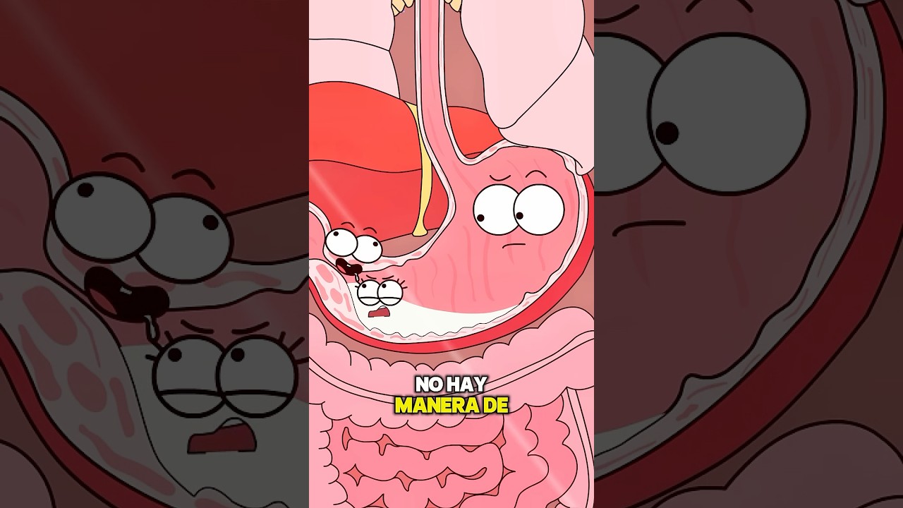 🤮&iquest;Qu&eacute; pasa realmente al vomitar?❓#2danimation#webtoon#funny#didyouknow#shorts_video