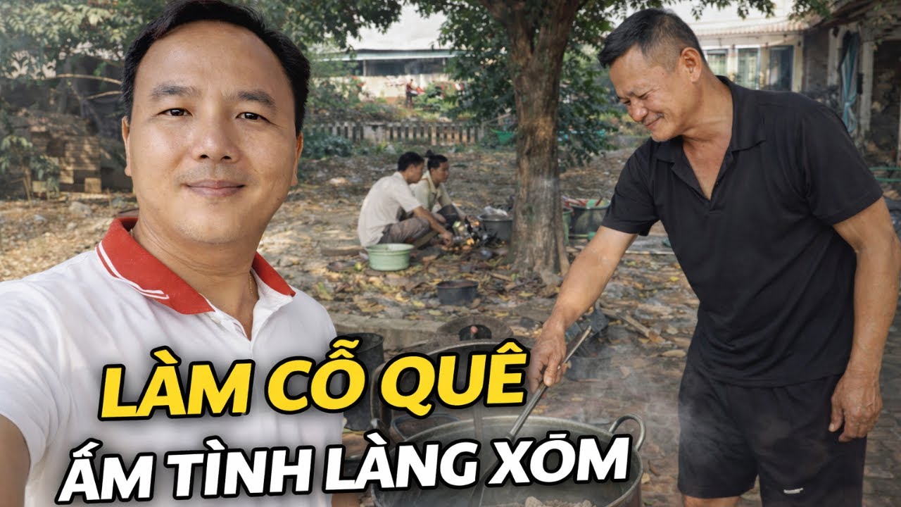 Làm Cỗ Quê Mừng Dạm Ngõ Ấm Tình Làng Xóm