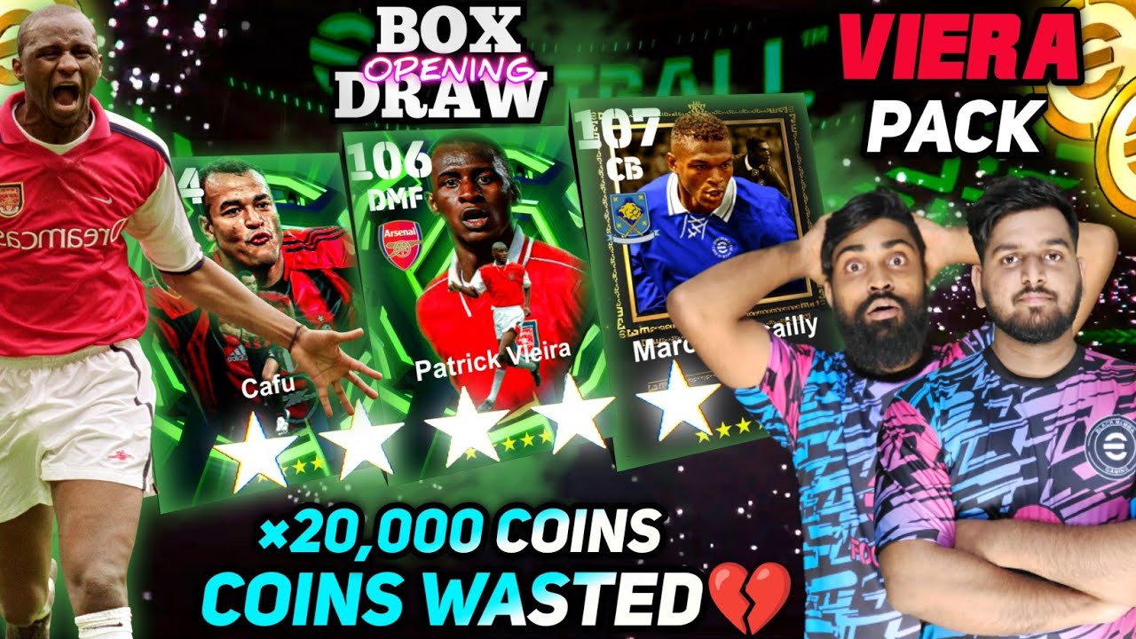 20,000 Coins Gone In Viera Epic Combined Boxdraw E-Football 26🔥| New 107 CB+Viera Pack Opening 