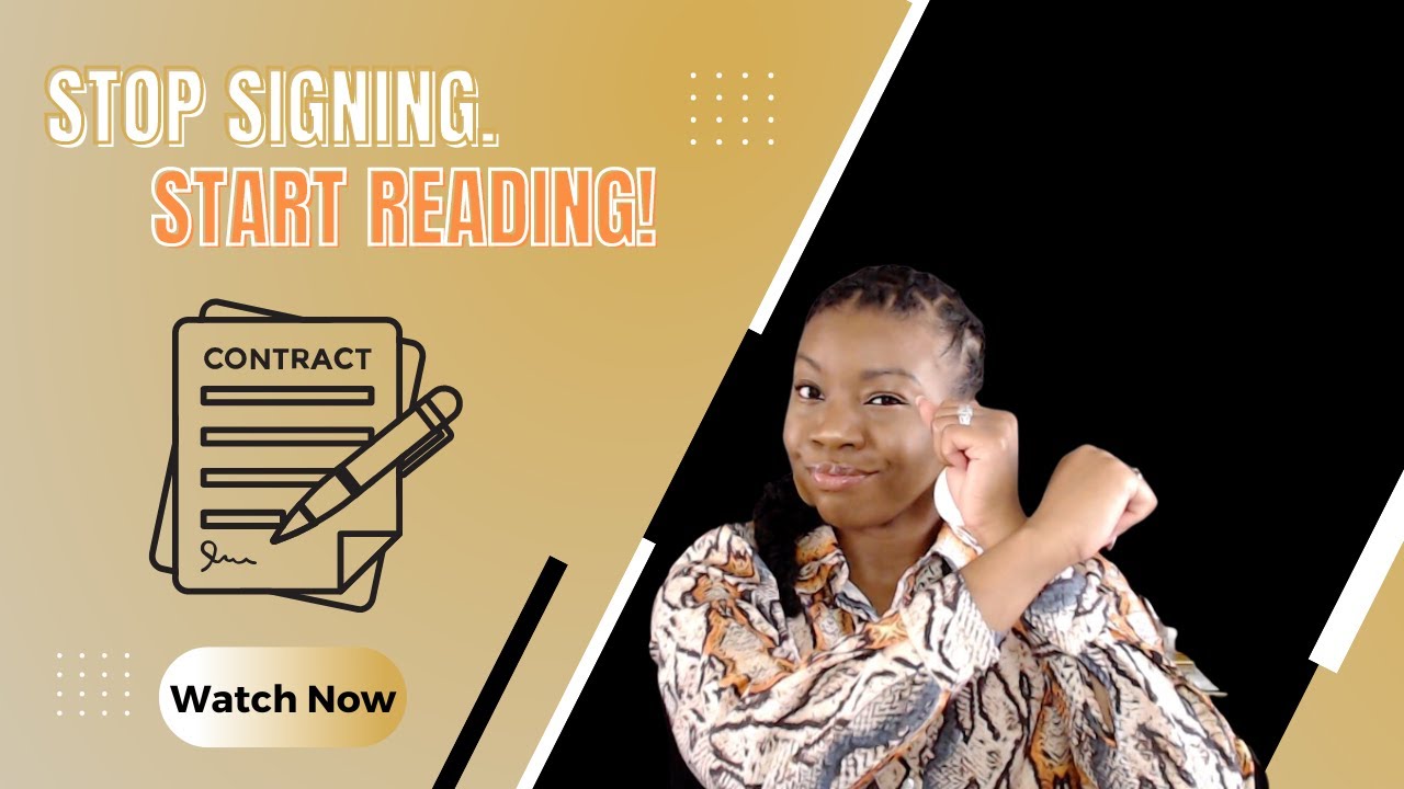 Contracts 101: How To Read Contracts for Small Business Owners & Entrepreneurs (Live Recording)
