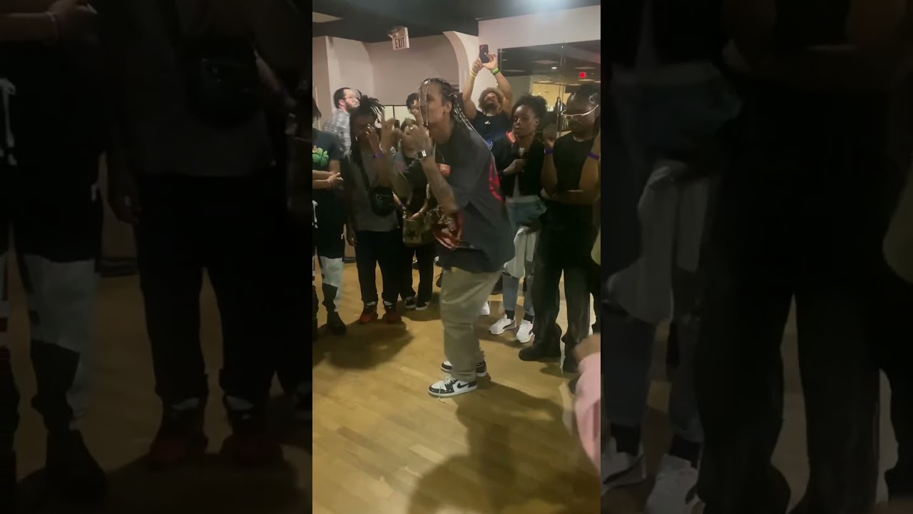 LES TWINS DANCING IN SOREAL DANCE STUDIO IN HOUSTON TEXAS
