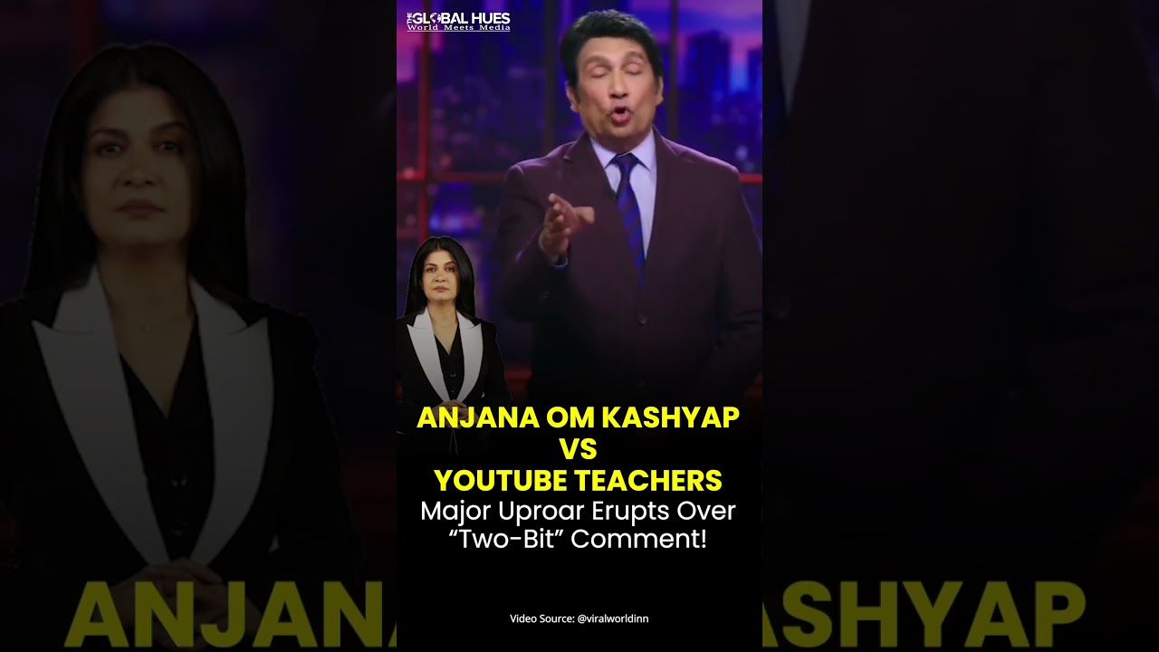 Anjana Om Kashyap vs YouTube Teachers #anjanaomkashyap #khansir #controversynews #viralshorts #tgh