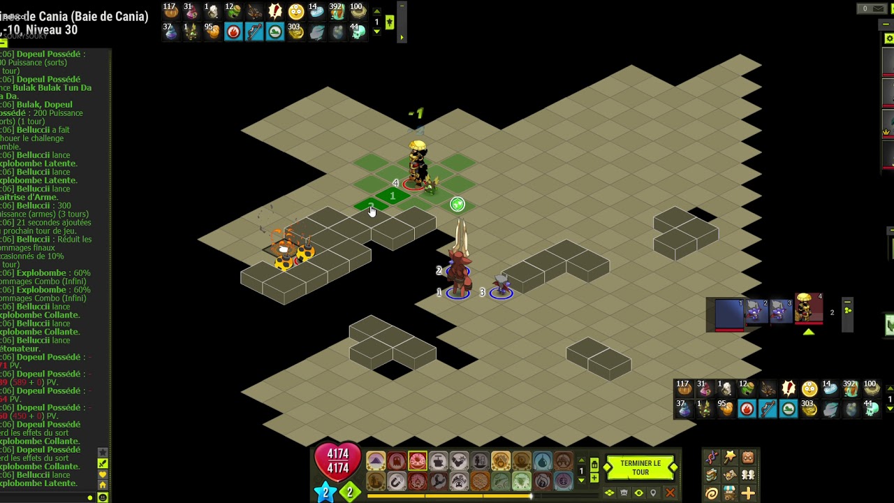 Dofus Ebene - Combat tactique : Bulak  - Roublard T5