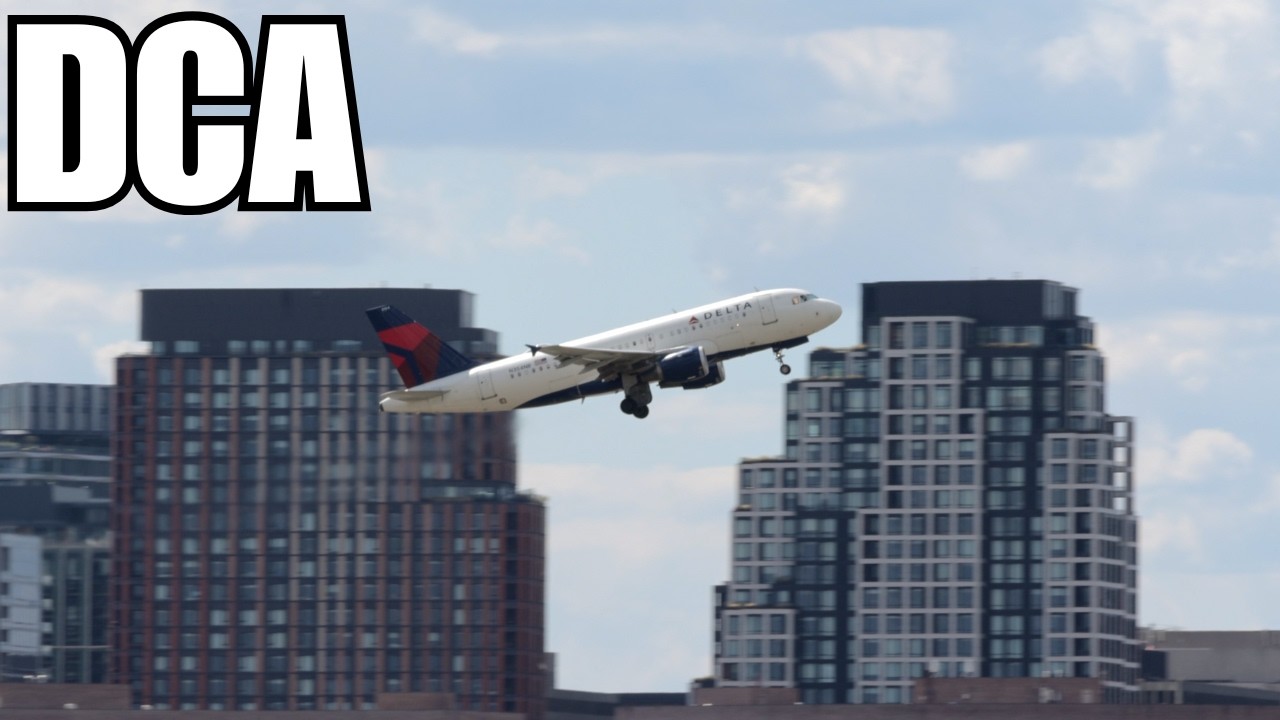 Planespotting Washington Reagan (DCA) 🇺🇸 | 4K American, Delta & JetBlue Action