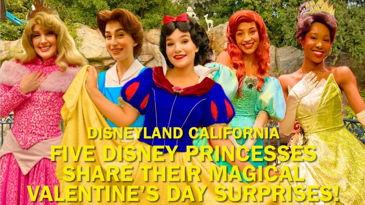 Ariel, Belle & More: Valentine’s Day Surprises from the Beautiful Princesses of Disneyland! #disney
