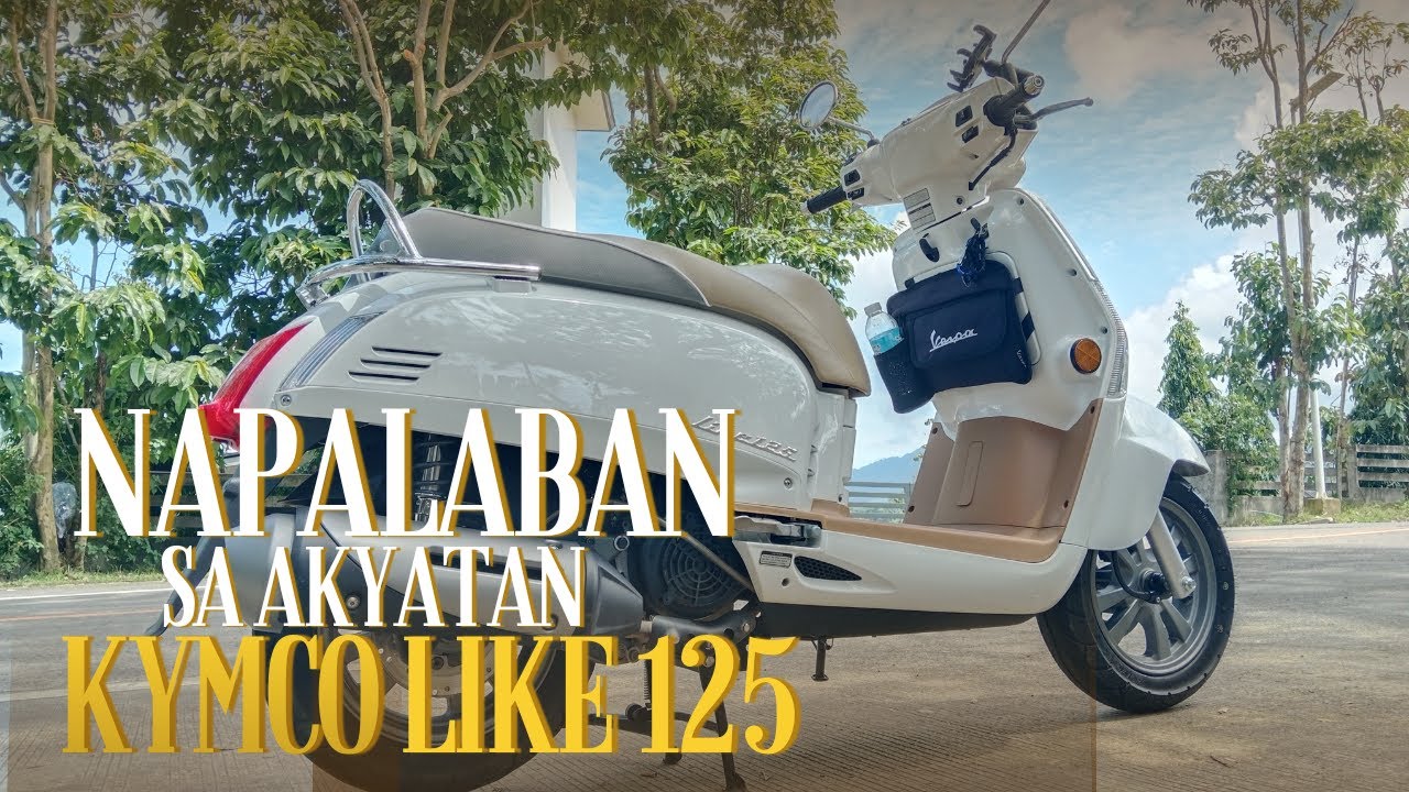 napalaban sa akyatan si Kymco Like 125 Italia