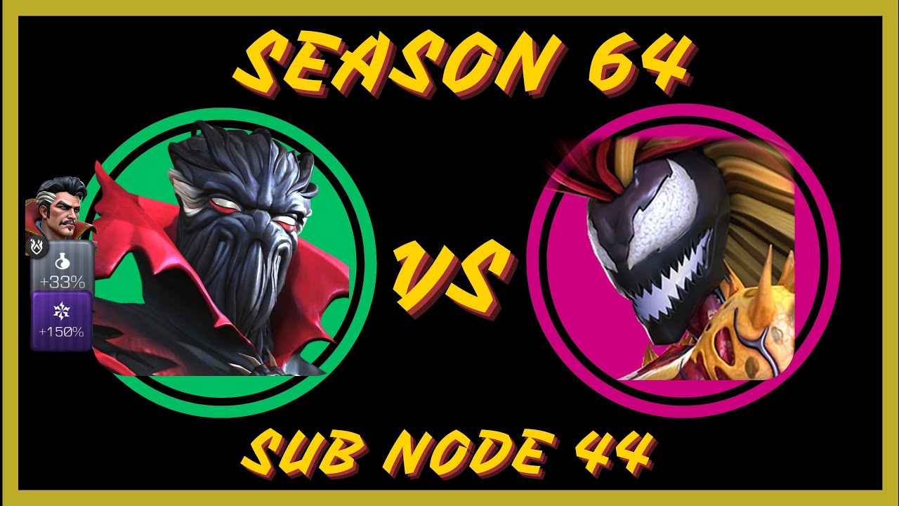 MCOC AW • Symbiote Supreme vs Scream • Node 44