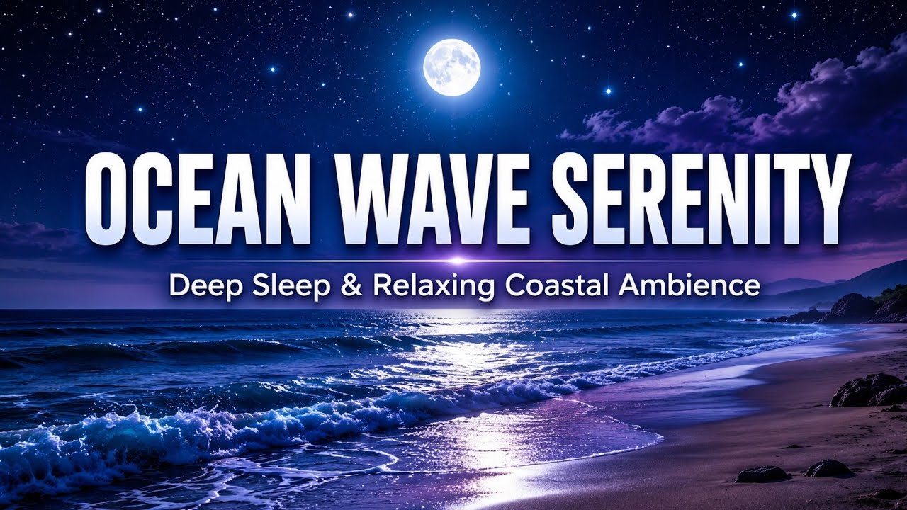 Powerful Ocean Swell Waves 🌊 1HR Meditation & Deep Calm Loop