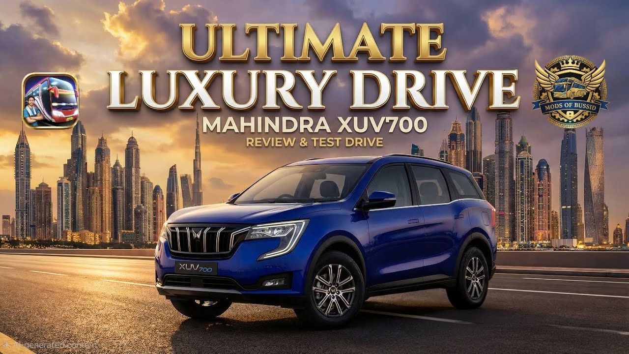 XUV 700 MOD BUSSID WITH ALL FEATURES WORKING 