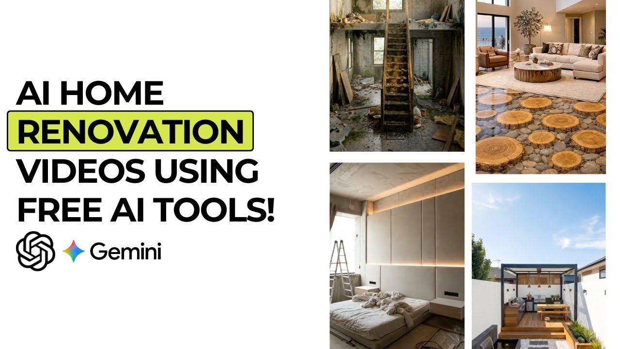 How to Make Viral Ai Home Renovation videos Using FREE AI Tools | Step-by-Step Tutorial