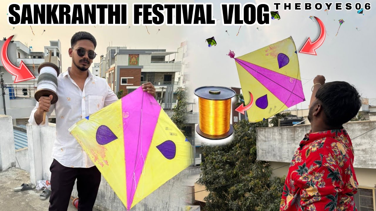 SANKRANTHI FESTIVAL VLOG 🪁🪁 || THEBOYES06 #sankranthi #2026 #kiteflying #vlog #youtube 