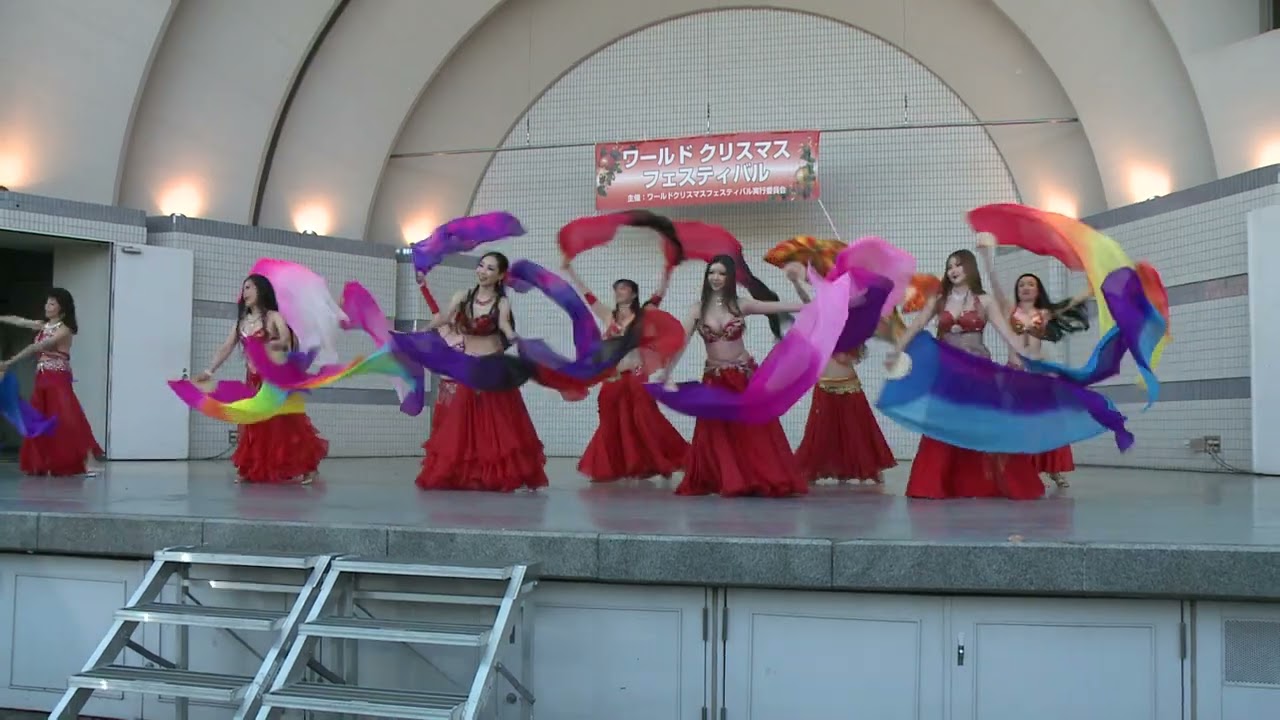 第９回ワールドクリスマスフェスティバル　桜井初美　浅草ベリーダンス　その１