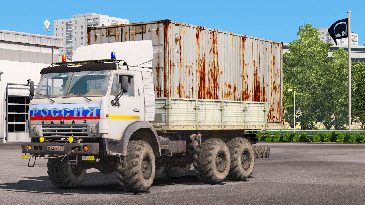СТАРЕНЬКИЙ КАМАЗ 4310 ДЛЯ ETS 2