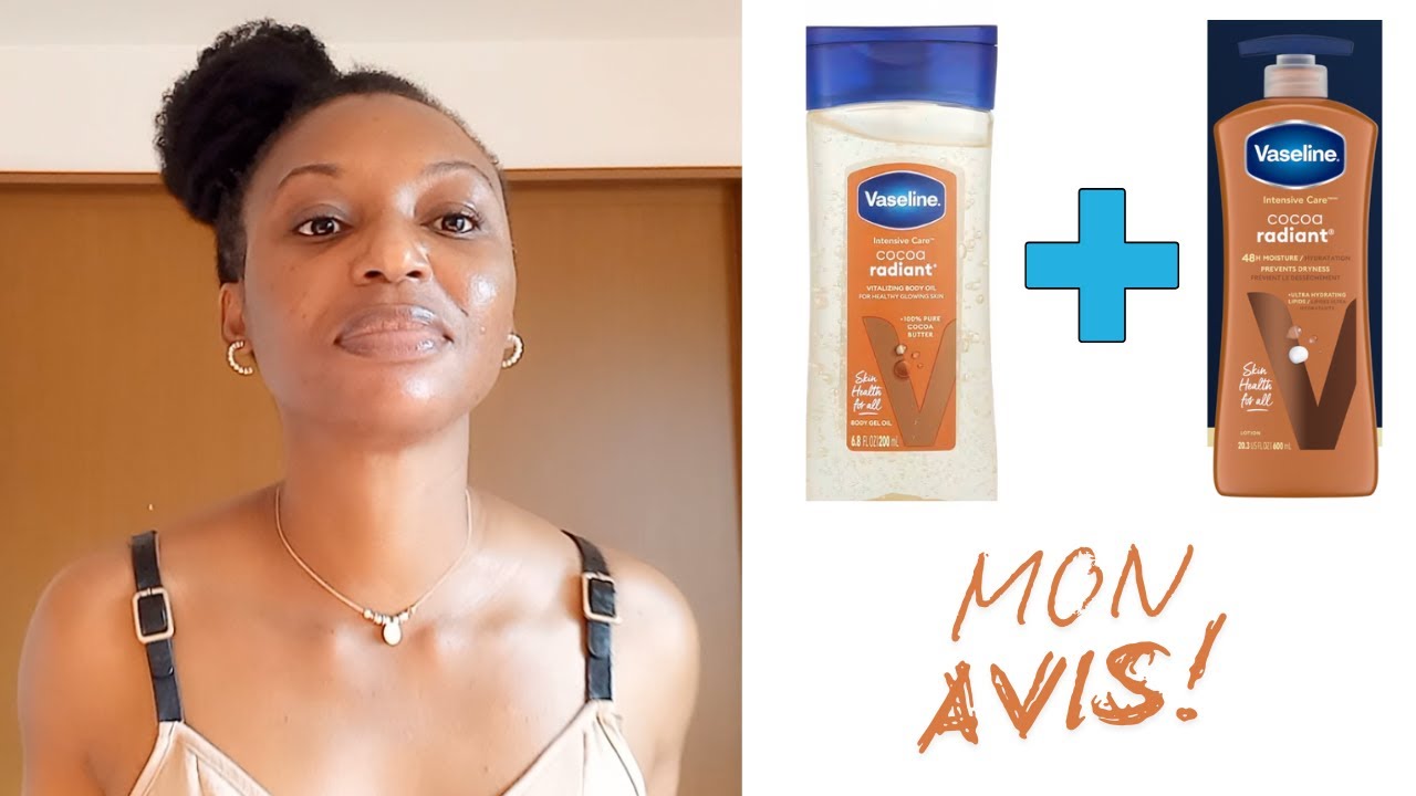 VASELINE COCOA RADIANT LOTION + VASELINE BODY GEL OIL/ REVIEW