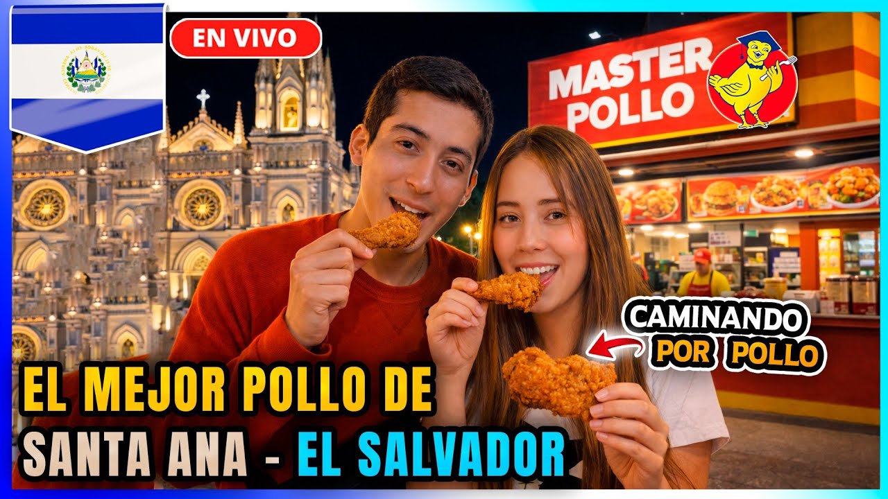 El Mejor POLLO de Santa Ana El Salvador