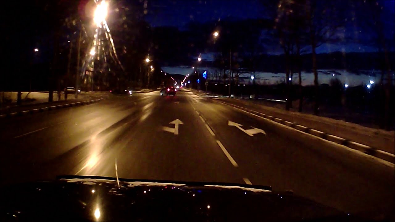 2021, зима, улицы г.Южно-Сахалинск, Сахалинская обл. часть 8. Огни ночного города