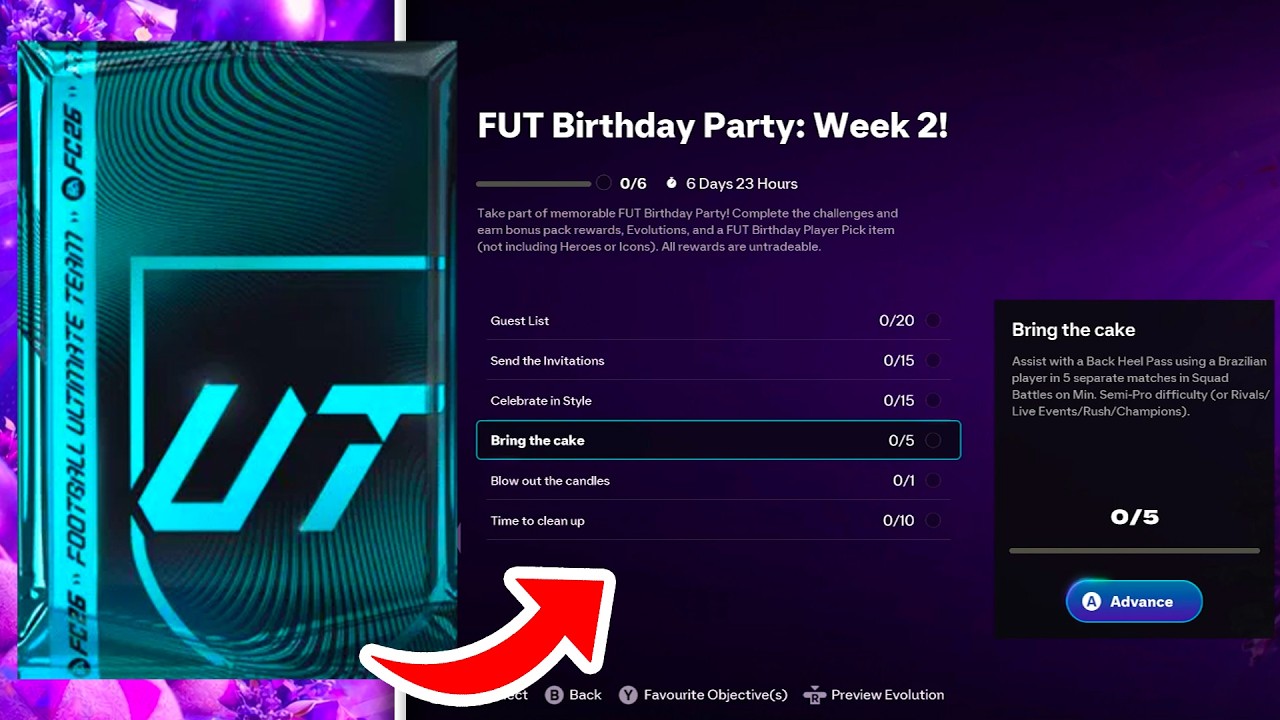 Как выполнить задания 2-й недели FUT Birthday Party в FC 26