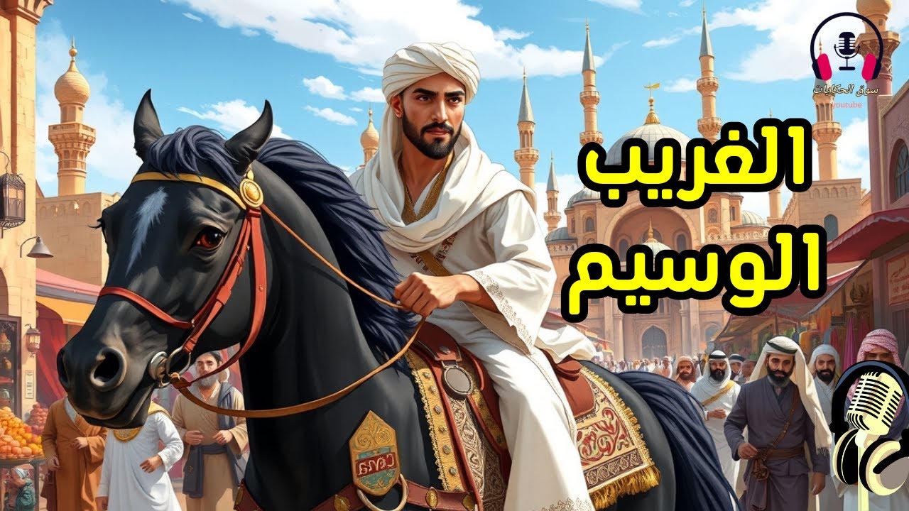 قصة الغريب الوسيم، من القصص المشوقة قبل النوم، ضع السماعات واستمع، سوق الحكايات والقصص