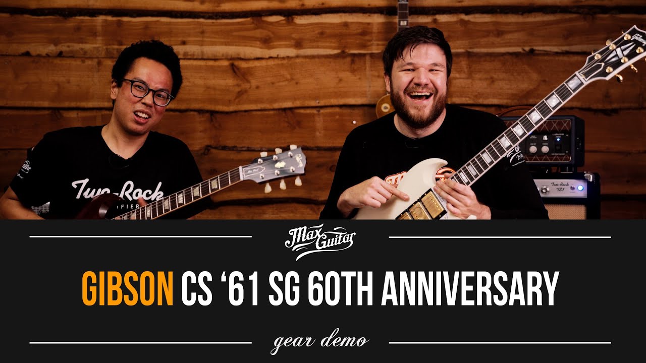 60 YEARS of the Gibson SG! With the Gibson CS 60th Ann. 1691 Les Paul SG and SG Custom!