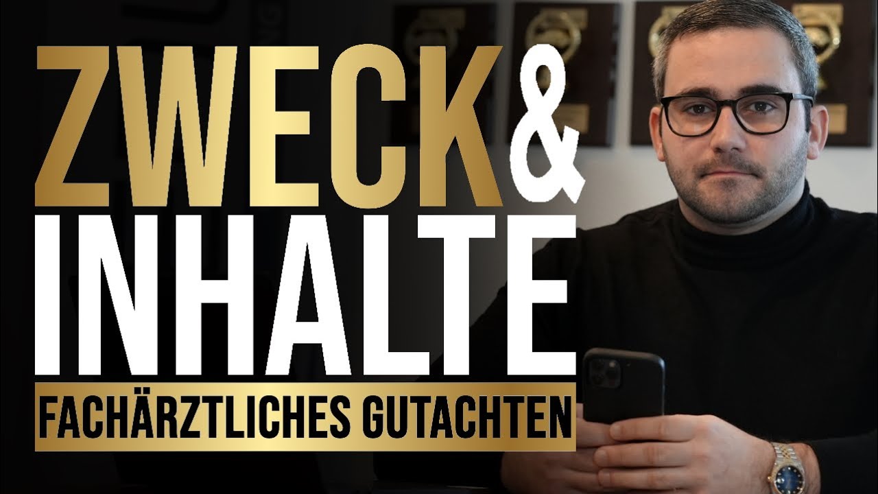 Fachärztliches Gutachten | Welche Ärzte werden anerkannt? | Zweck + Inhalte des Gutachtens | 2022