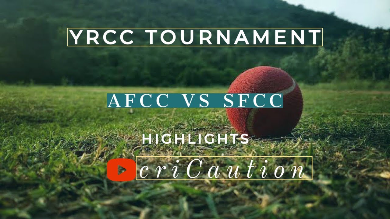 YRCC TOURNAMENT- AFCC VS SFCC  5 overs trilling match 🔥 #cricket  #tennisballcricket