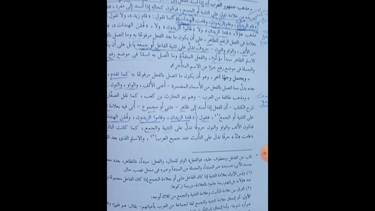 الفاعل. المحاضرة السادسة
