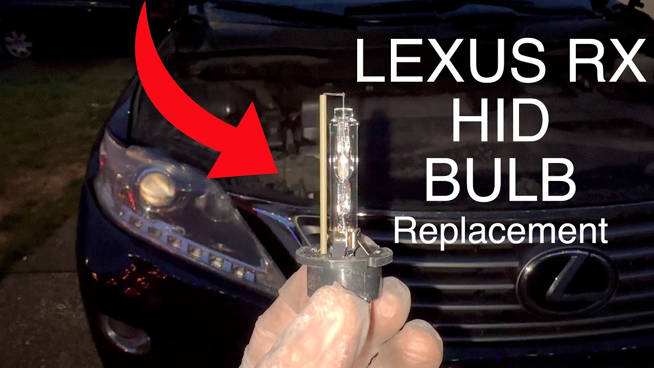 Lexus RX350 HID Headlight Replacement Guide 2013 2014 2015