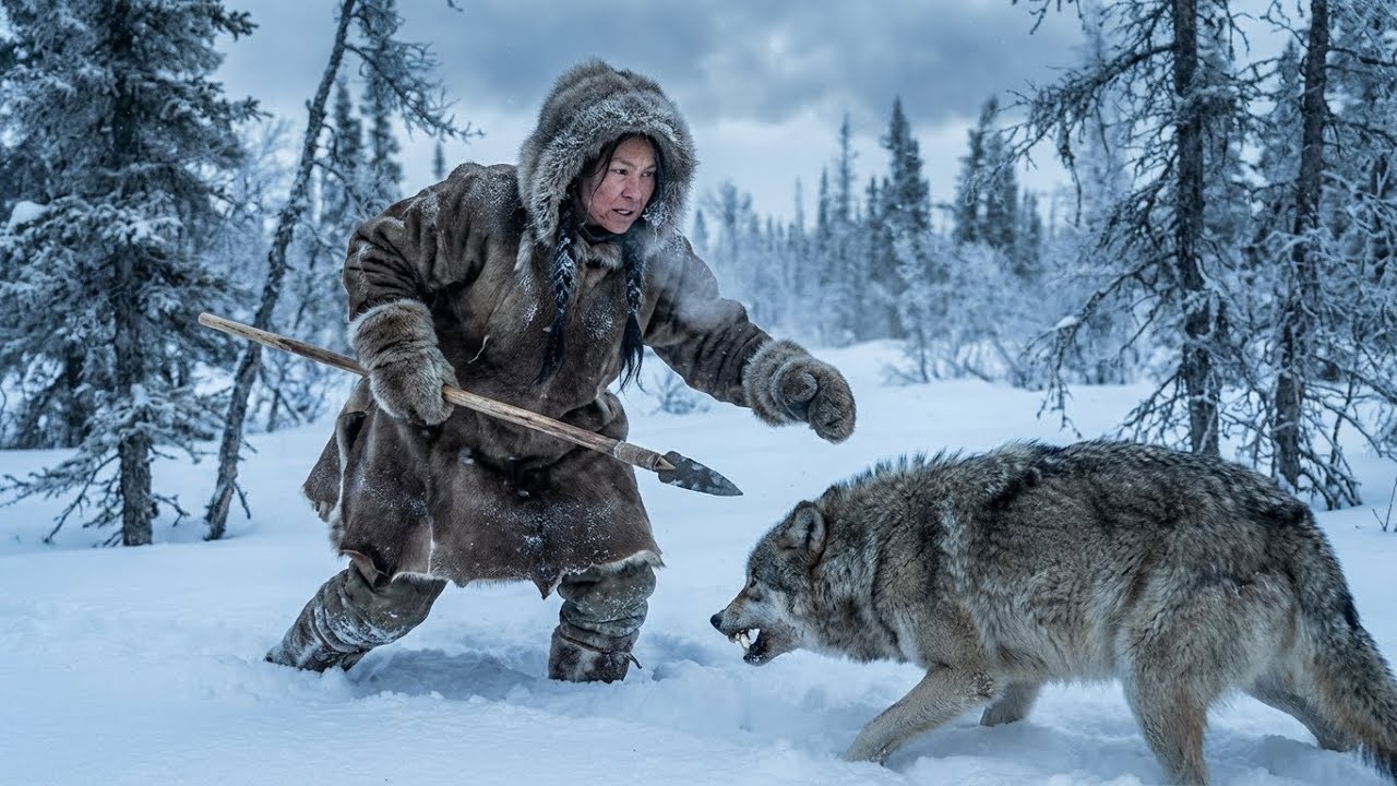 Alaska at −71 °C: The Routine of Women Surrounded by Wolves