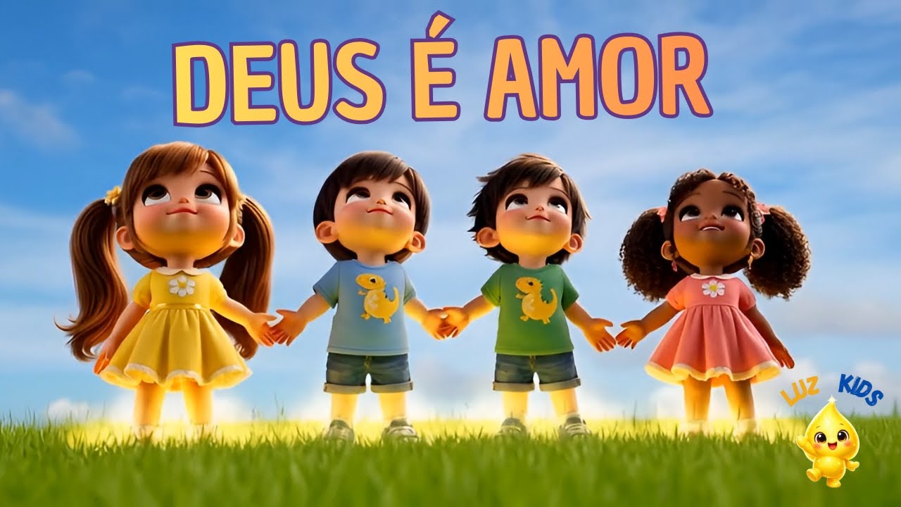 DEUS É AMOR | Música Cristã Infantil | LUZ KIDS