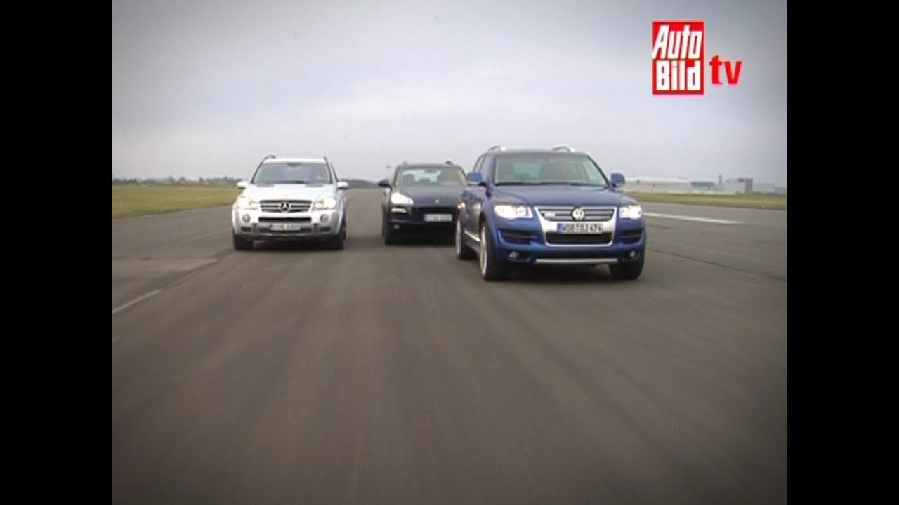 Touareg vs. ML63 AMG vs. Cayenne GTS