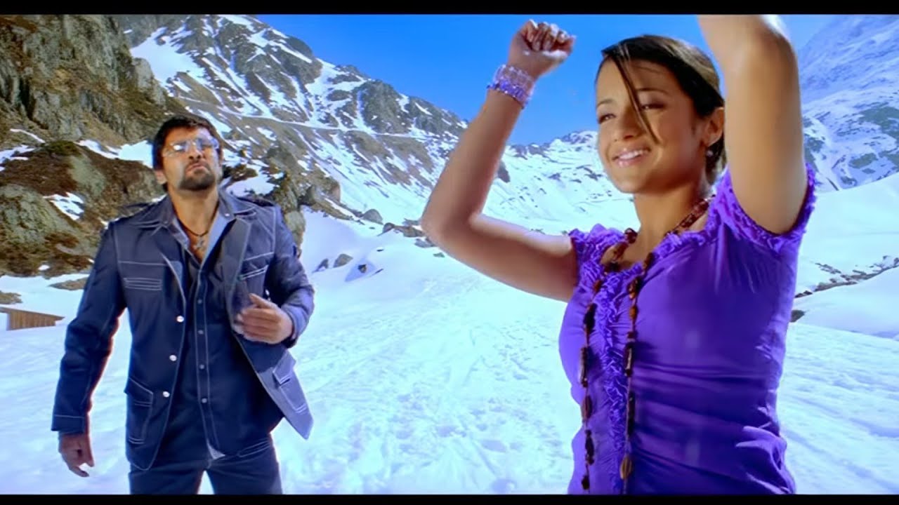 Mudhal Mazhai (UpScaled) Bheema | 4K Video Song | Vikram | Trisha | Harris Jayaraj
