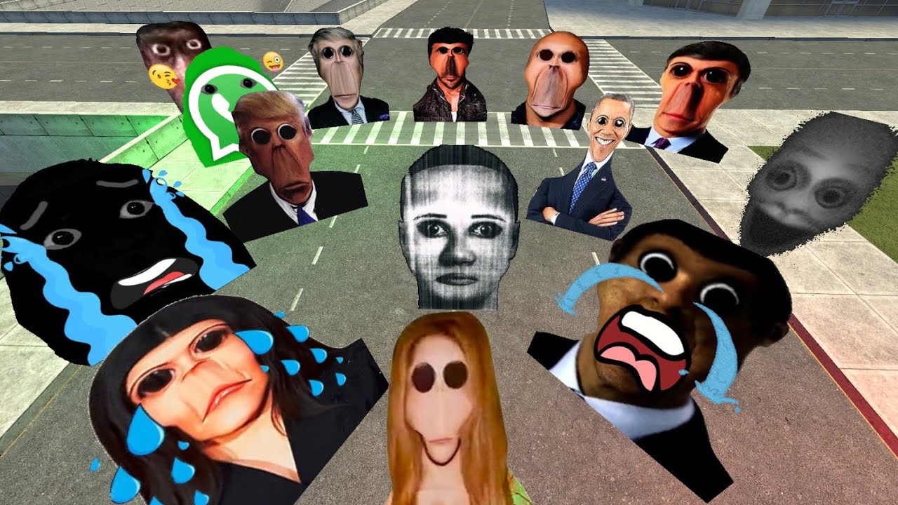 Sad Obunga, Sad Rosalia Bizcochito, Selene Delgado, And Angry Munci Nextbot Gmod (Video Compilation)