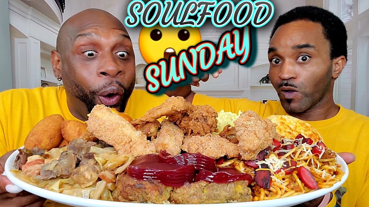 SOULFOOD SUNDAY COLLAB WITH HASHTAG THE CANNONS ... HUBBY EDITION ... SOULFOOD MUKBANG 먹방 ...