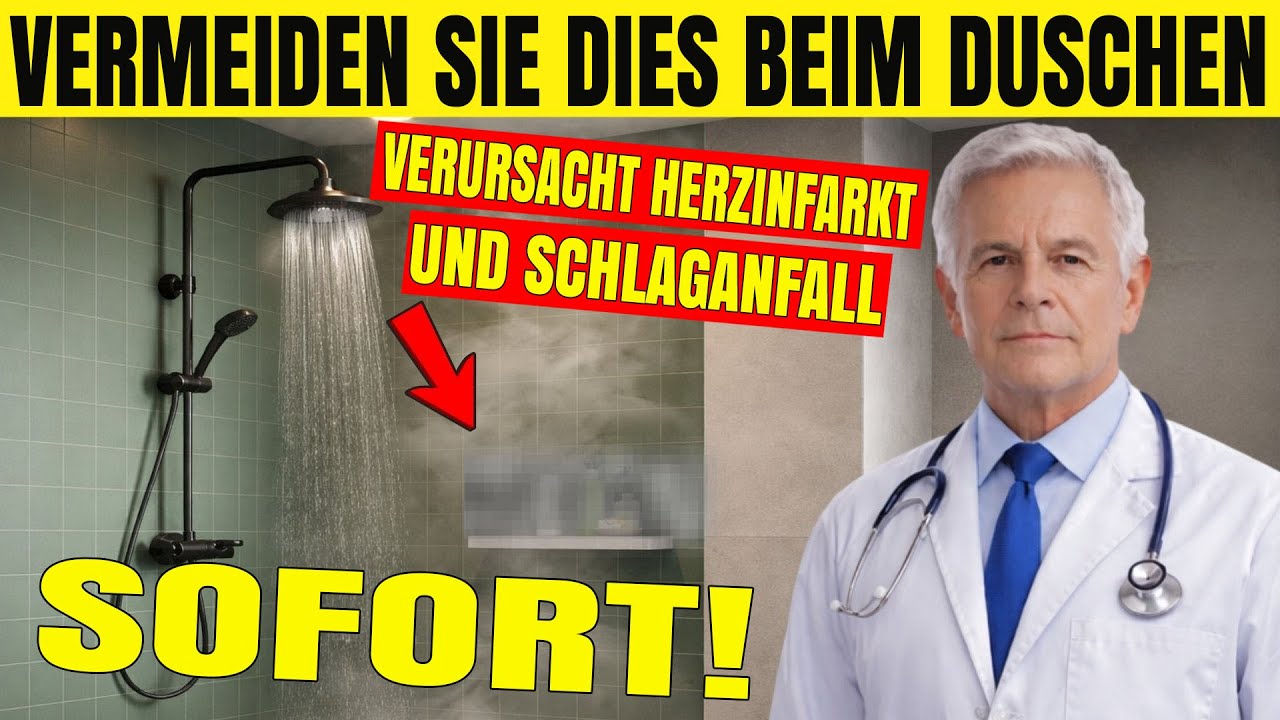 Diese Duschgewohnheit verursacht mit der Zeit zu 90 % Herzinfarkte und Schlaganfälle !