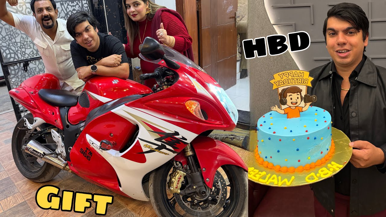 Waleed Ki Birthday Pr Hayabusa Bike Gift Ki 😍